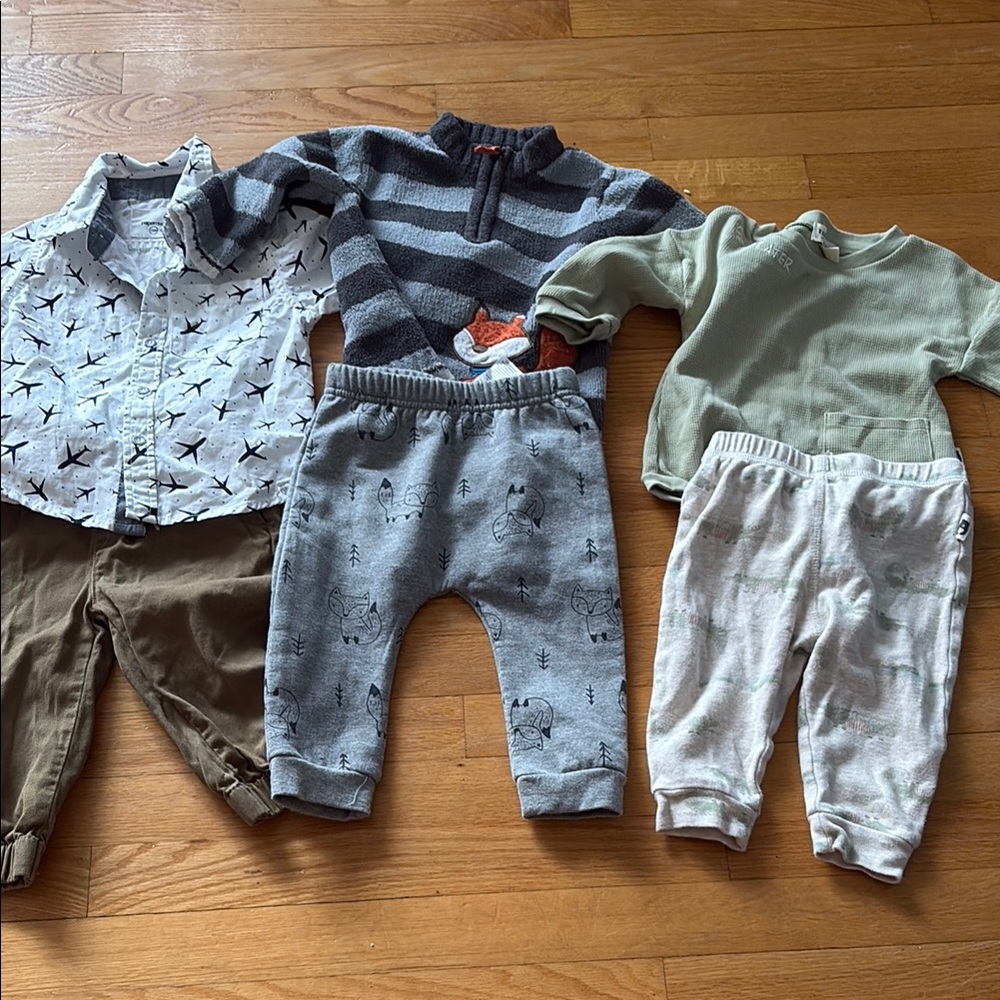 Baby Clothing Set with Striped Sweater and Pants